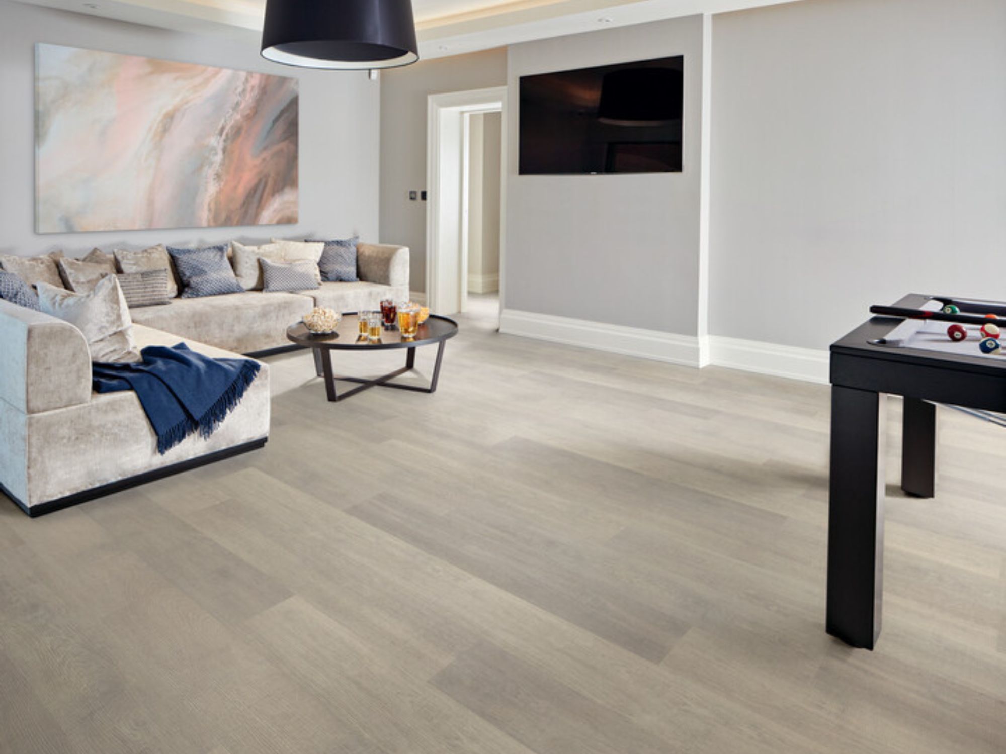 waterproof flooring in a living area 
